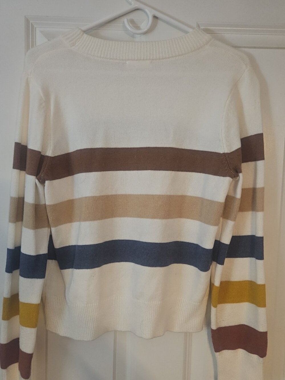 Olivia Grey striped sweater - Picture 3 of 4